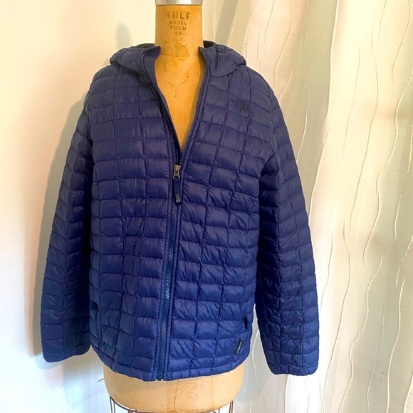 North face Boys XL Blue Quilted Jacket - Picture 1 of 7
